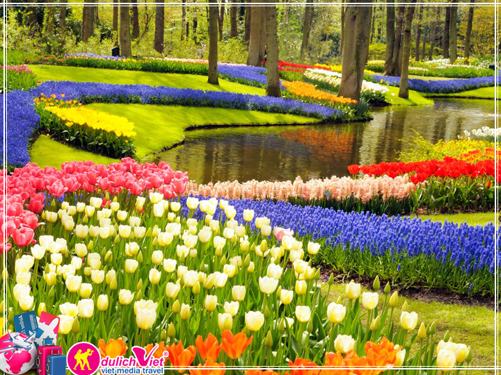 Du lịch Châu Âu 9 ngày Pháp Bỉ Hà Lan Đức lễ hội hoa Tulip